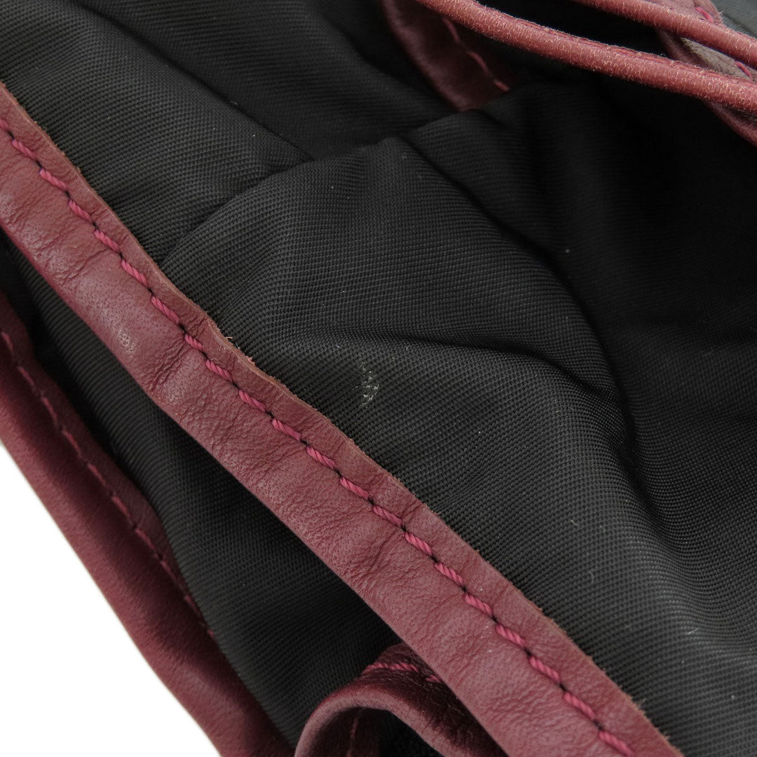 Orobianco Tote Bag Nylon black logo Women Used Authentic