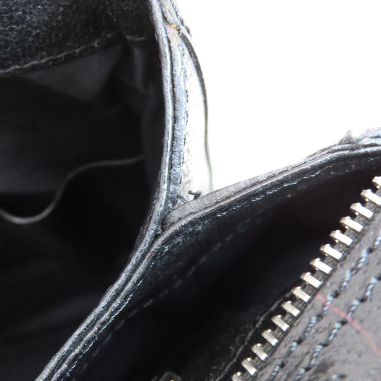 BALLY Tote Bag leather black Simple design