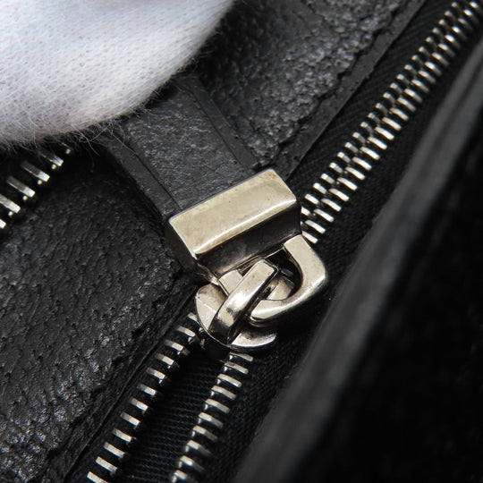 BALLY Tote Bag leather black Simple design