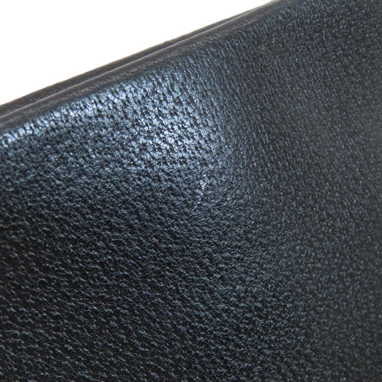 BALLY Tote Bag leather black Simple design