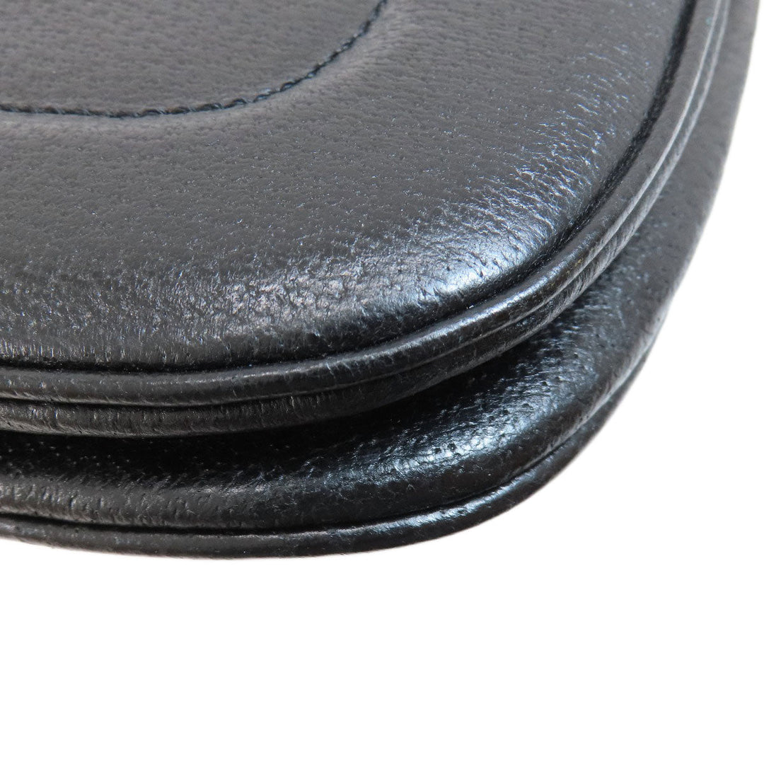 BALLY Tote Bag leather black Simple design
