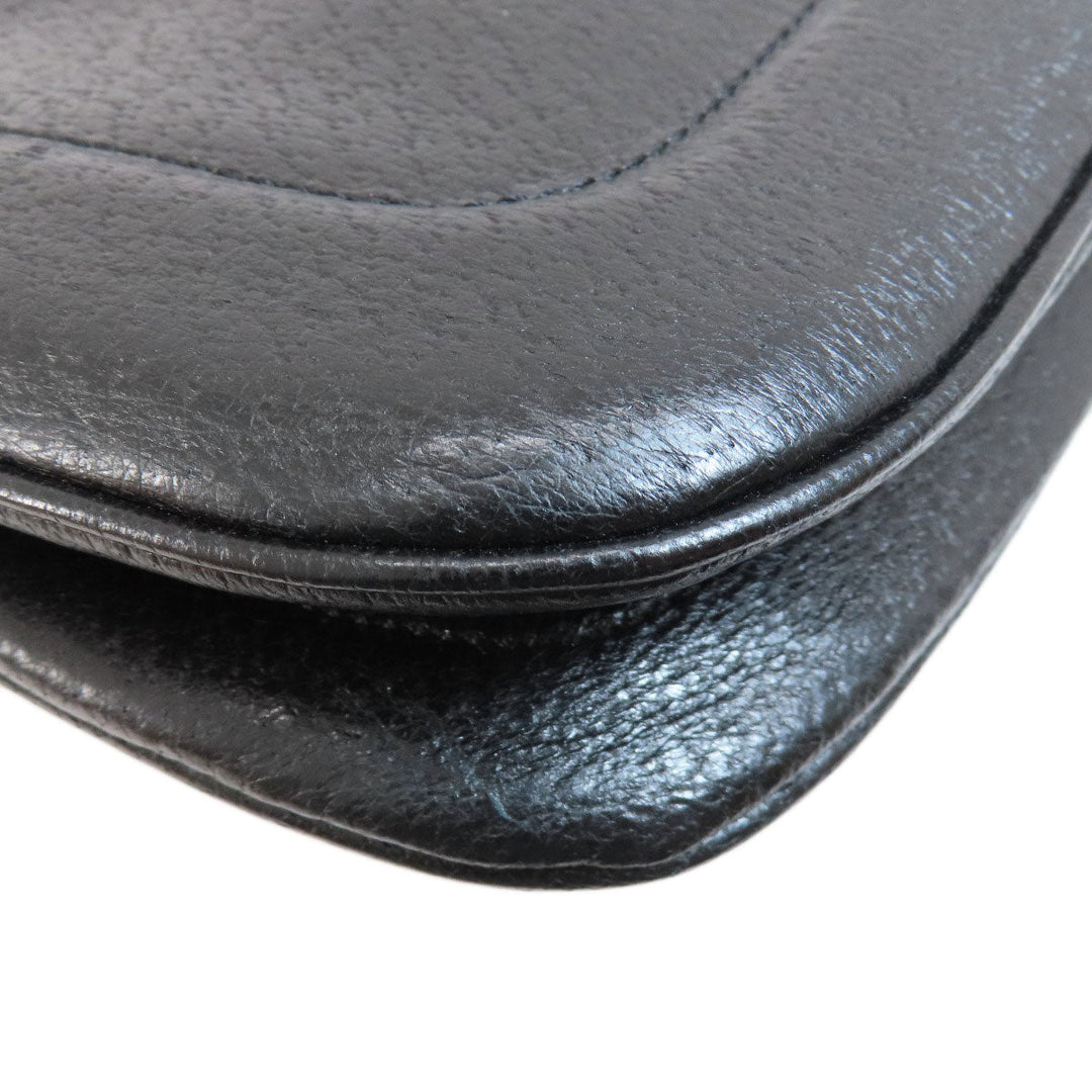 BALLY Tote Bag leather black Simple design