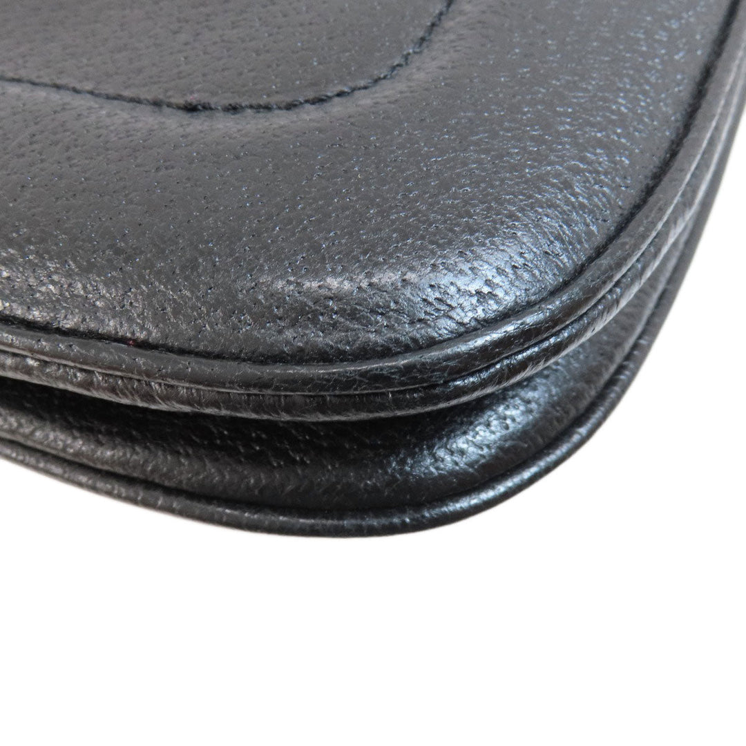 BALLY Tote Bag leather black Simple design