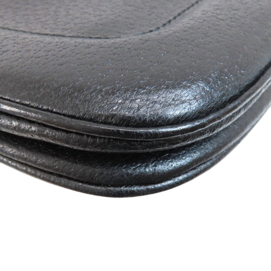 BALLY Tote Bag leather black Simple design