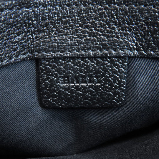 BALLY Tote Bag leather black Simple design