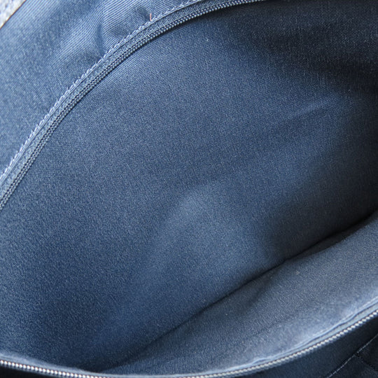 COACH Tote Bag C2827 canvas blue Signature 2WAY Women Used Authentic