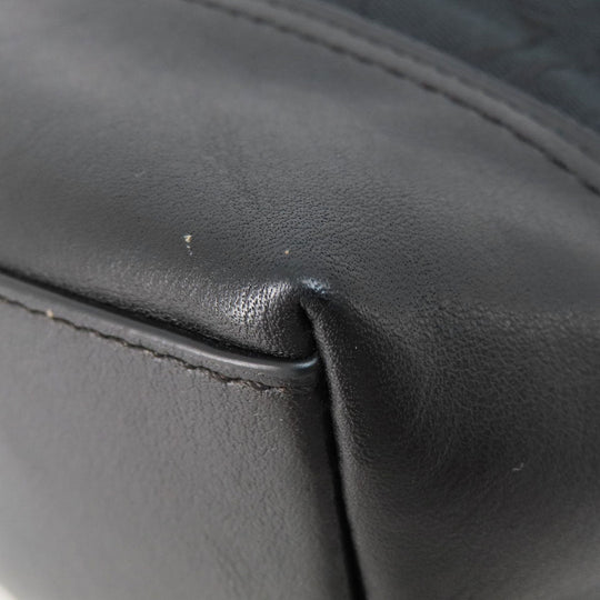 COACH Shoulder Bag 25664 canvas black Signature Women Used Authentic