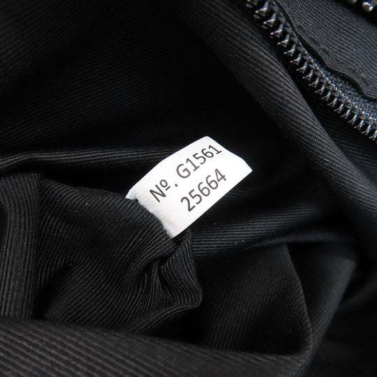 COACH Shoulder Bag 25664 canvas black Signature Women Used Authentic