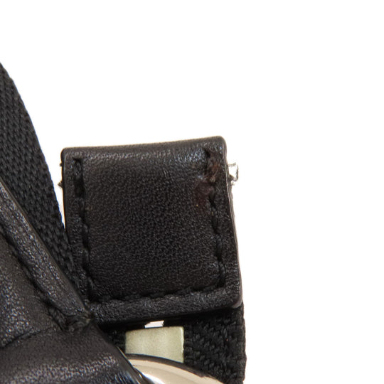 COACH Shoulder Bag F54781 PVC black Signature Women Used Authentic