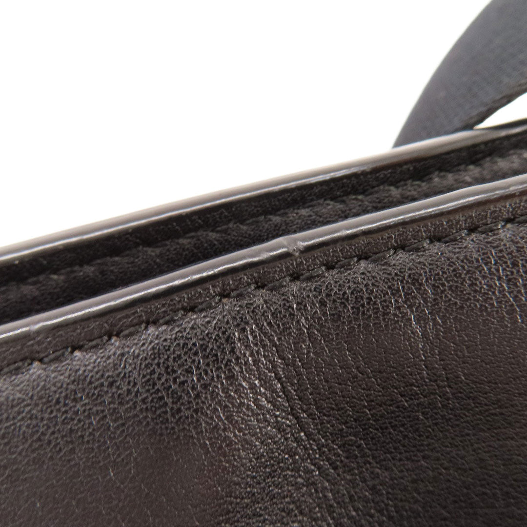 COACH Shoulder Bag F54781 PVC black Signature Women Used Authentic