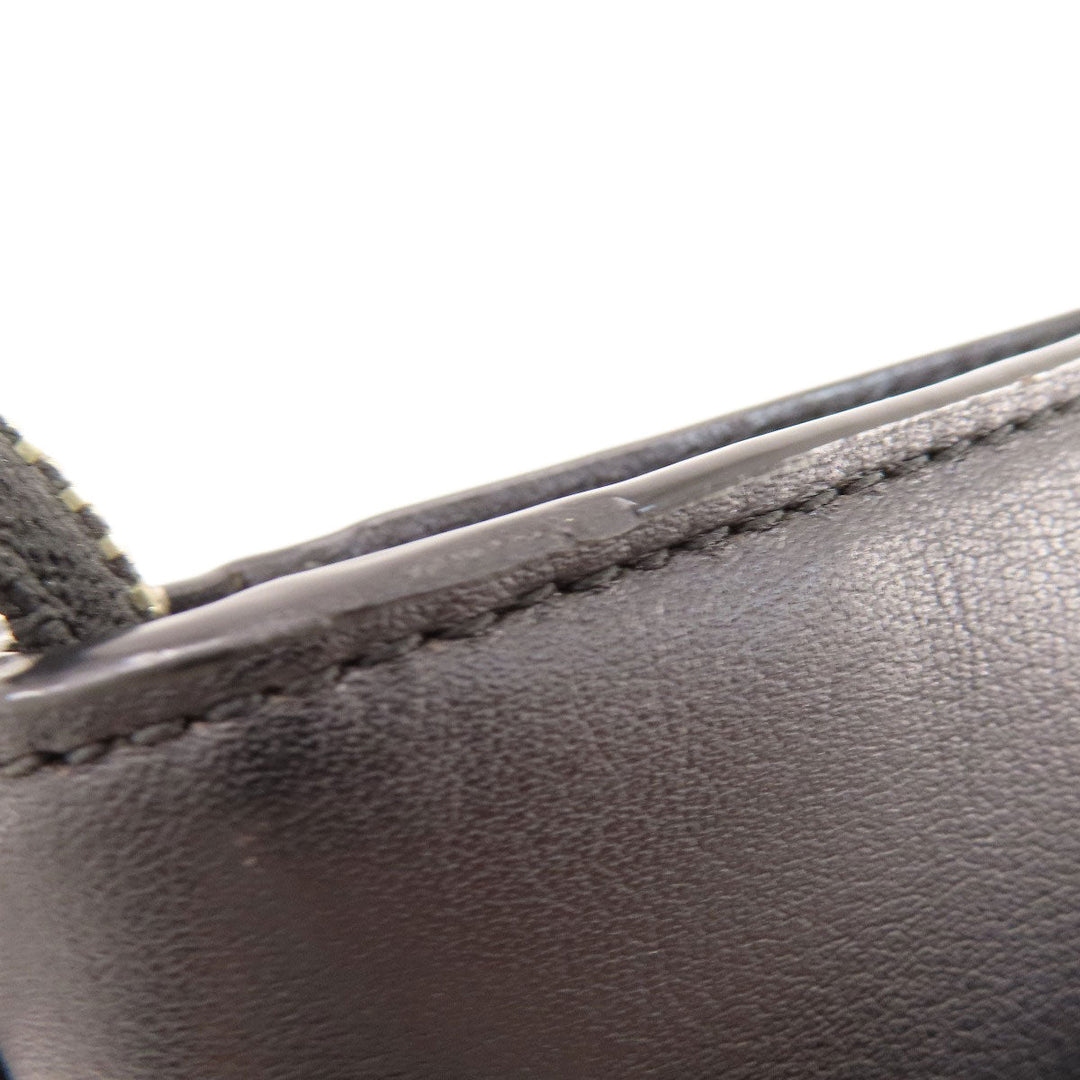 COACH Shoulder Bag F54781 PVC black Signature Women Used Authentic