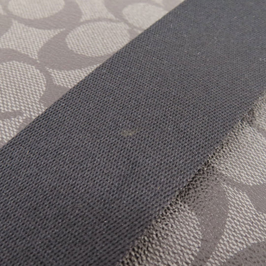 COACH Shoulder Bag F54781 PVC black Signature Women Used Authentic