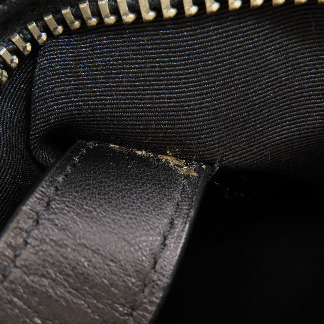 COACH Shoulder Bag F54781 PVC black Signature Women Used Authentic