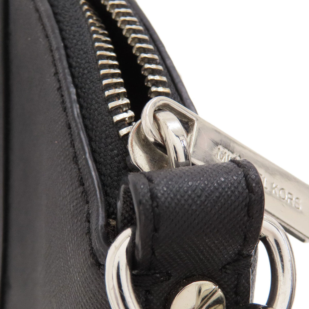 MICHAEL KORS Tote Bag PVC black 2WAY Women Used Authentic