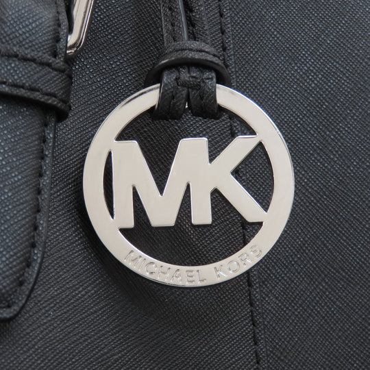MICHAEL KORS Tote Bag PVC black 2WAY Women Used Authentic