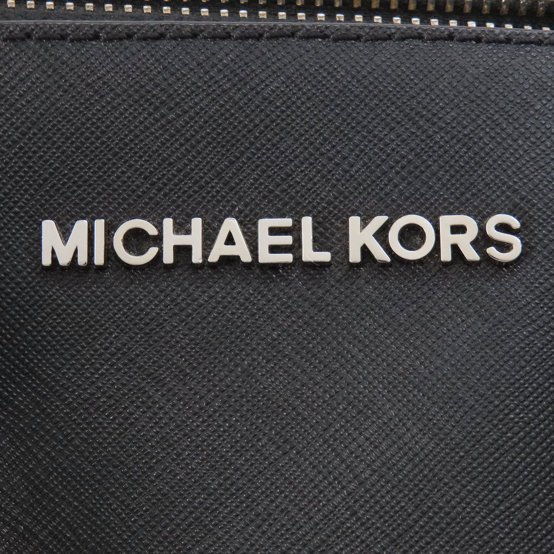 MICHAEL KORS Tote Bag PVC black 2WAY Women Used Authentic
