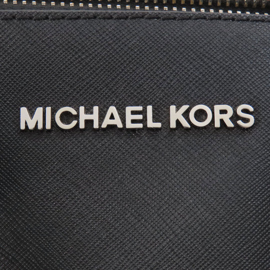 MICHAEL KORS Tote Bag PVC black 2WAY Women Used Authentic