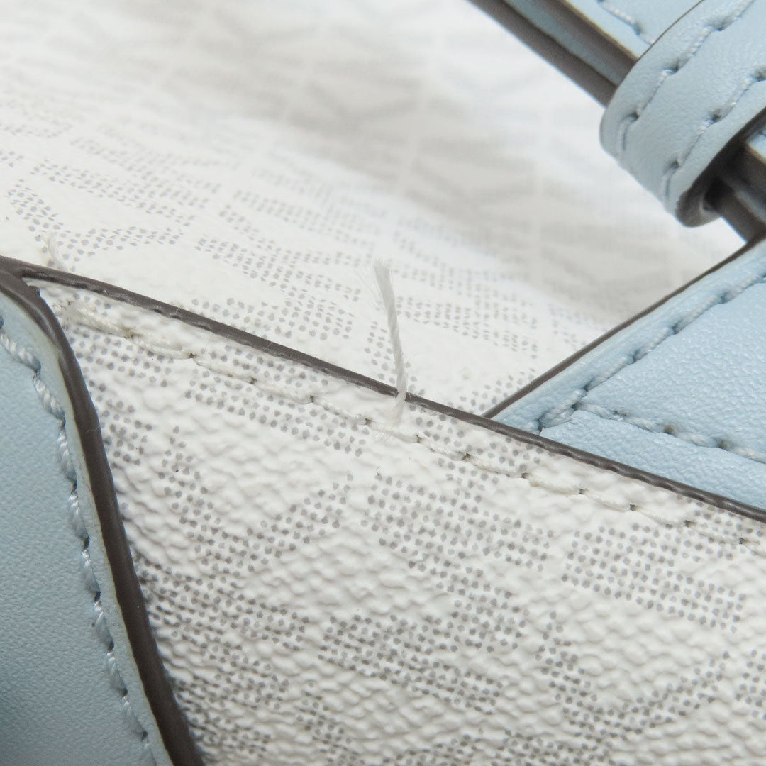 MICHAEL KORS Backpack PVC, Leather white Resort motif Women Used Authentic