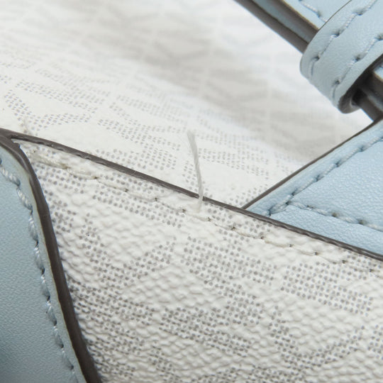 MICHAEL KORS Backpack PVC, Leather white Resort motif Women Used Authentic