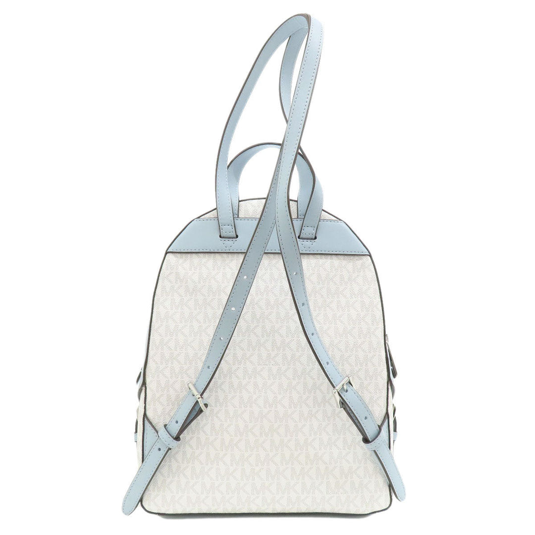 MICHAEL KORS Backpack PVC, Leather white Resort motif Women Used Authentic