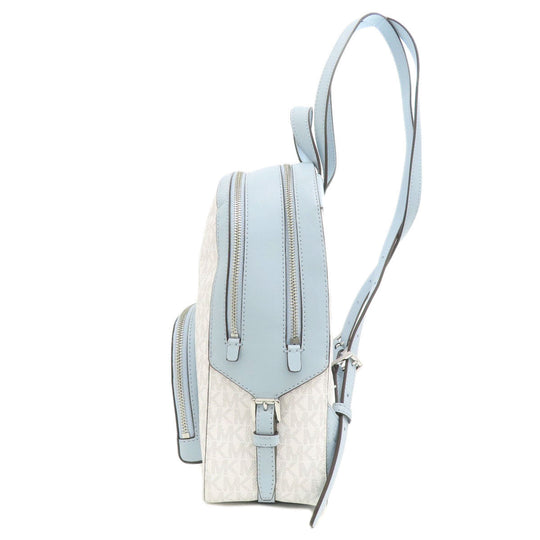 MICHAEL KORS Backpack PVC, Leather white Resort motif Women Used Authentic