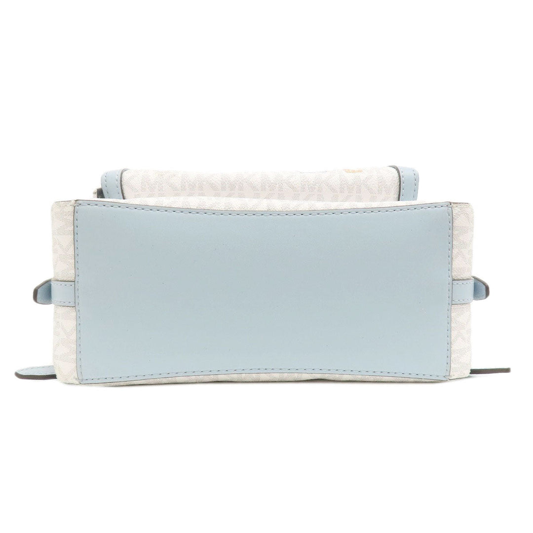 MICHAEL KORS Backpack PVC, Leather white Resort motif Women Used Authentic