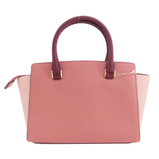 MICHAEL KORS Handbag PVC pink logo 2WAY Women Used Authentic