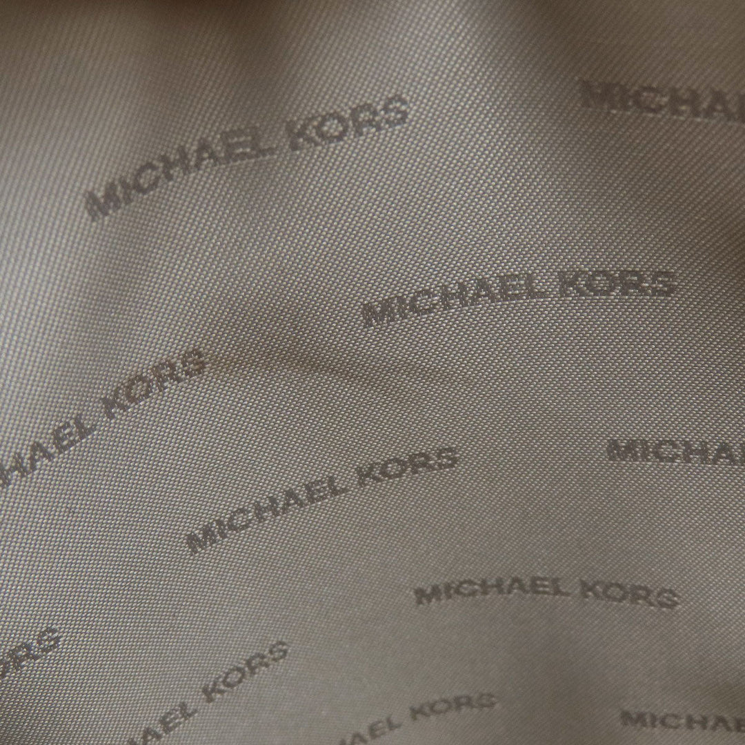 MICHAEL KORS Handbag leather pink beige 2WAY Women Used Authentic