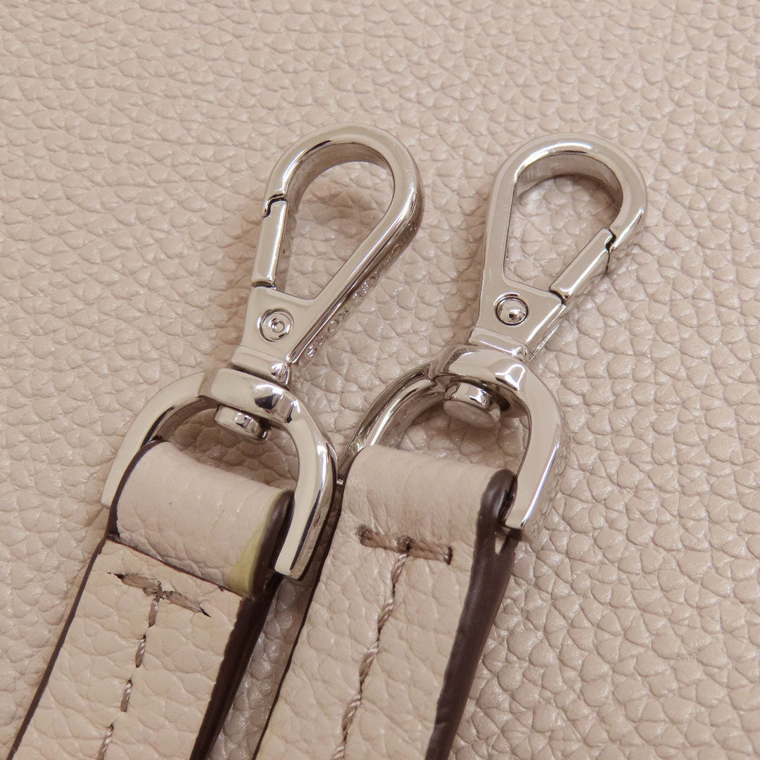 MICHAEL KORS Handbag leather pink beige 2WAY Women Used Authentic