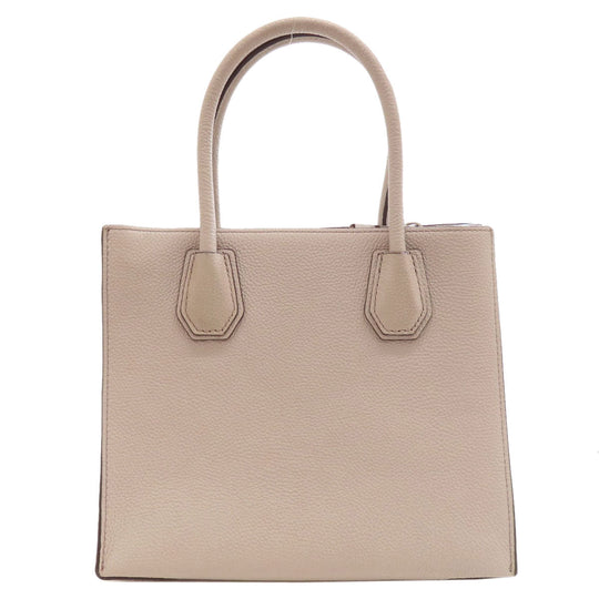 MICHAEL KORS Handbag leather pink beige 2WAY Women Used Authentic