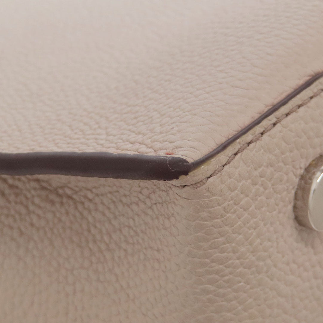 MICHAEL KORS Handbag leather pink beige 2WAY Women Used Authentic