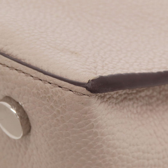 MICHAEL KORS Handbag leather pink beige 2WAY Women Used Authentic