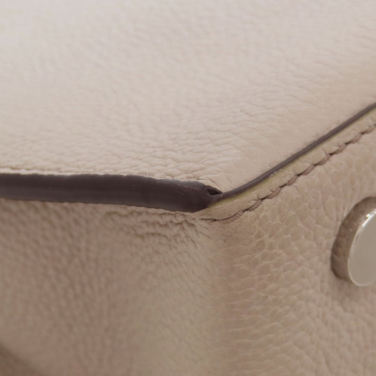 MICHAEL KORS Handbag leather pink beige 2WAY Women Used Authentic