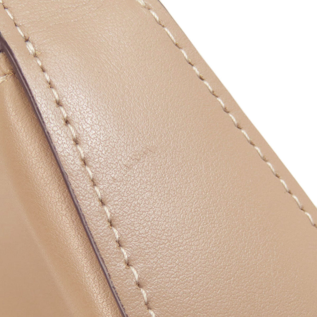 COACH Shoulder Bag CP004 leather beige eliza one belt Women Used Authentic