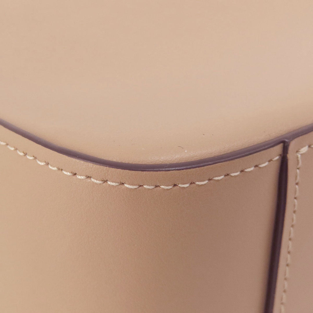 COACH Shoulder Bag CP004 leather beige eliza one belt Women Used Authentic