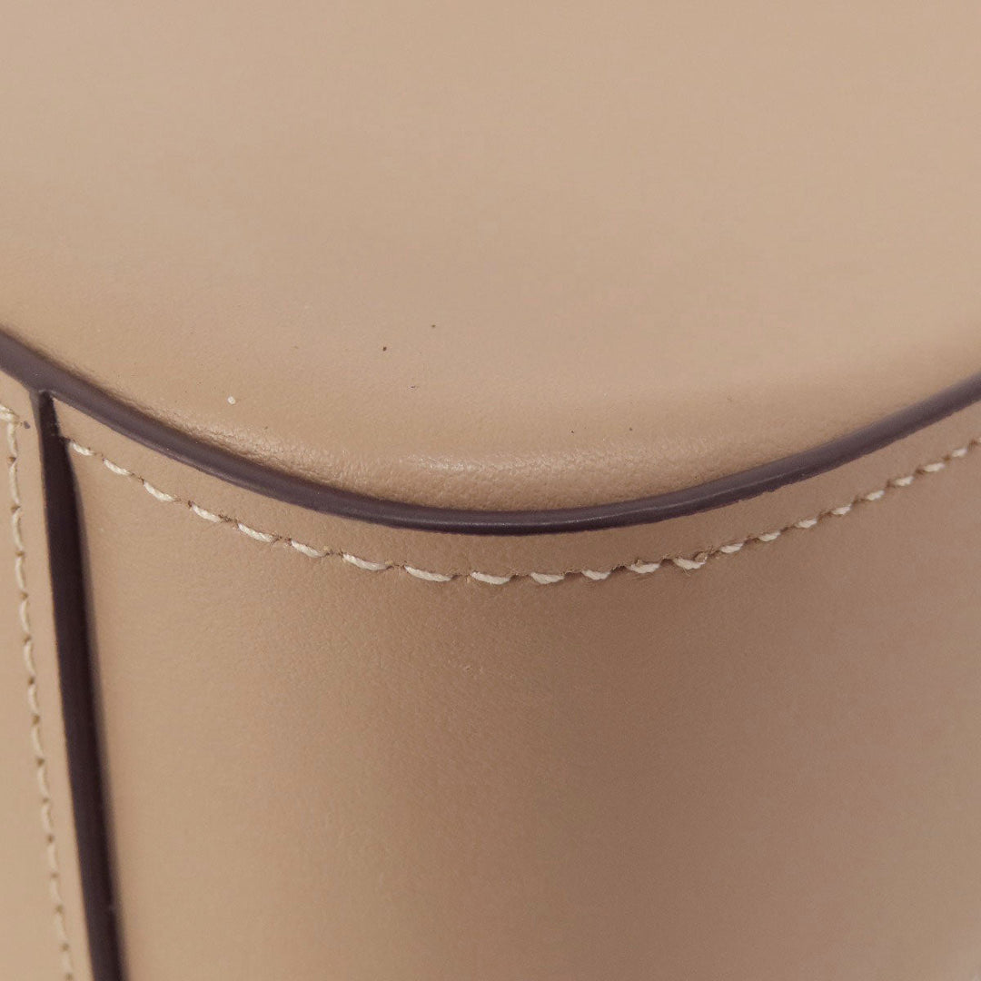 COACH Shoulder Bag CP004 leather beige eliza one belt Women Used Authentic