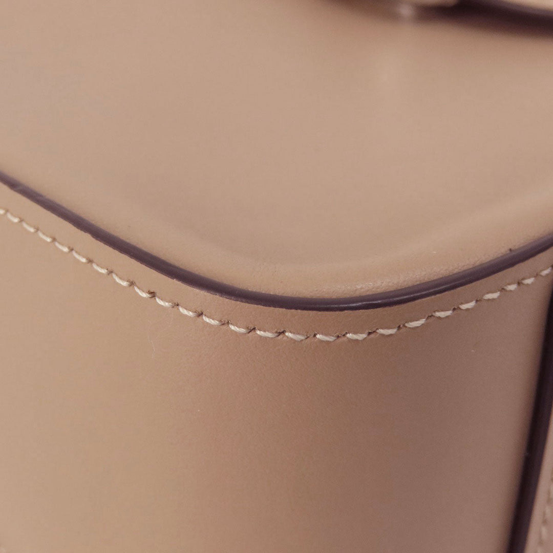 COACH Shoulder Bag CP004 leather beige eliza one belt Women Used Authentic