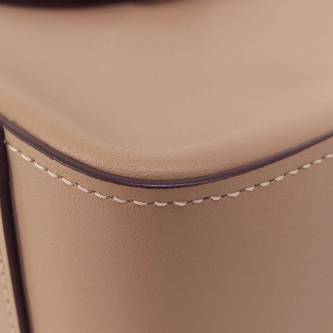 COACH Shoulder Bag CP004 leather beige eliza one belt Women Used Authentic