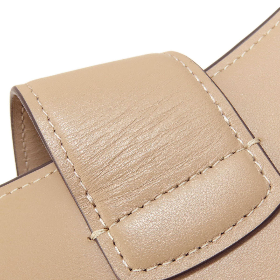 COACH Shoulder Bag CP004 leather beige eliza one belt Women Used Authentic