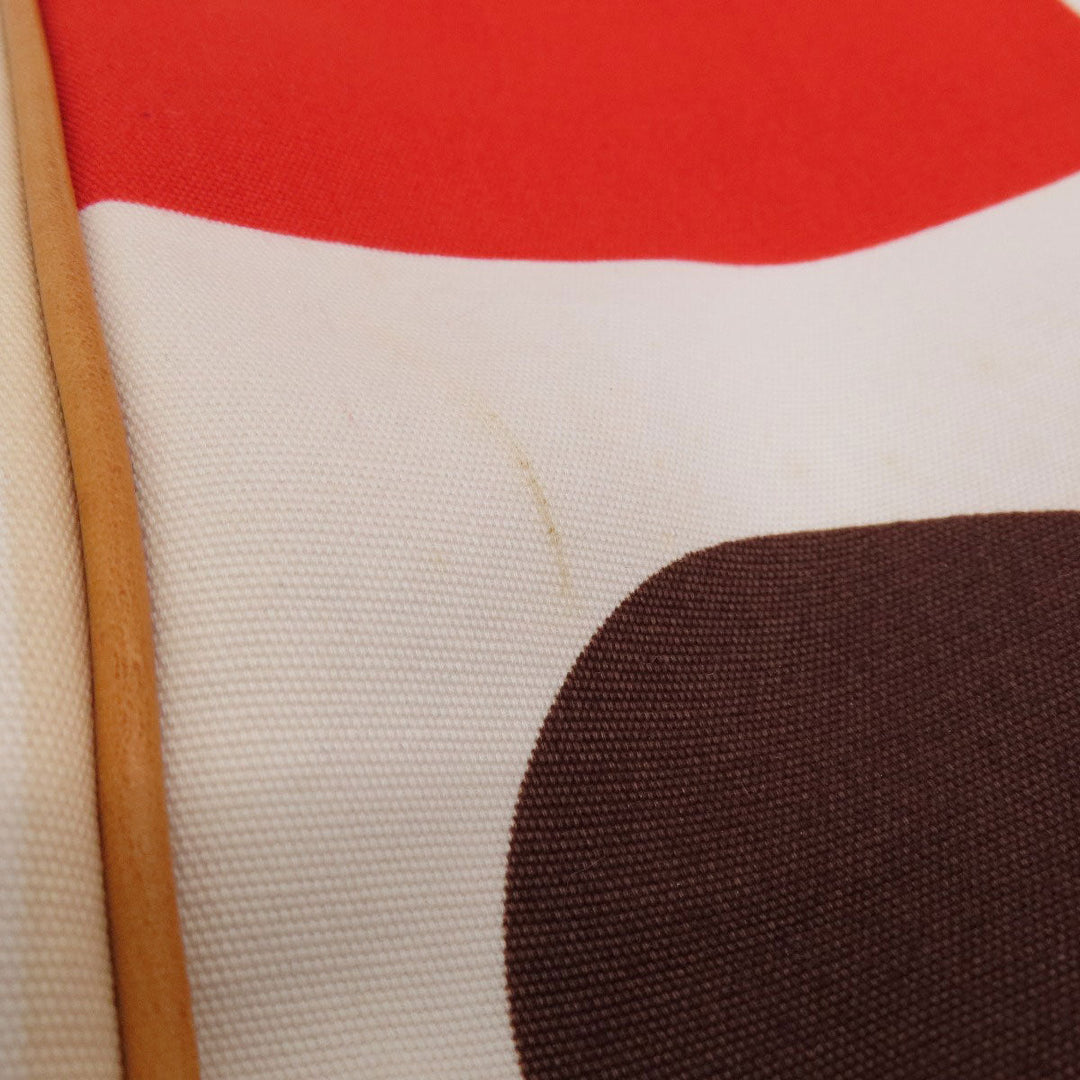 BALLY Tote Bag canvas beige logo Women Used Authentic
