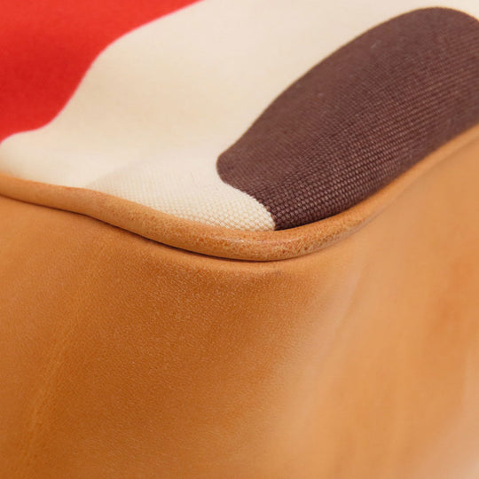 BALLY Tote Bag canvas beige logo Women Used Authentic