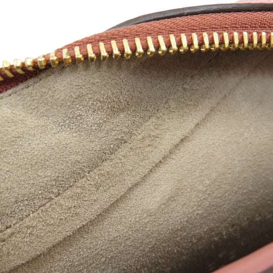 Anya Hindmarch Shoulder Bag leather pink Smiley Women Used Authentic