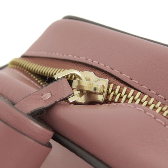 Anya Hindmarch Shoulder Bag leather pink Smiley Women Used Authentic