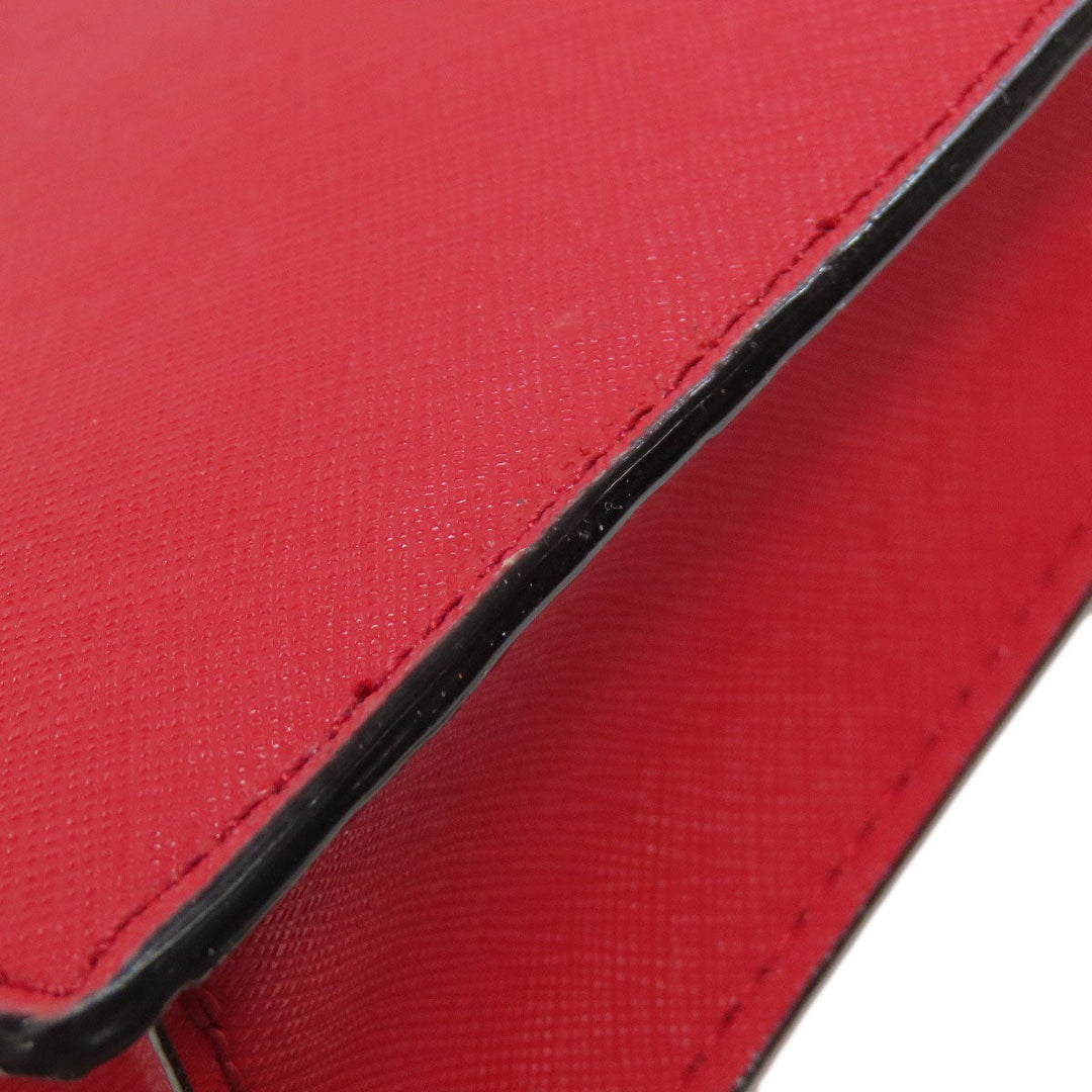 Kate Spade Shoulder Bag PVC Red logo Women Used Authentic