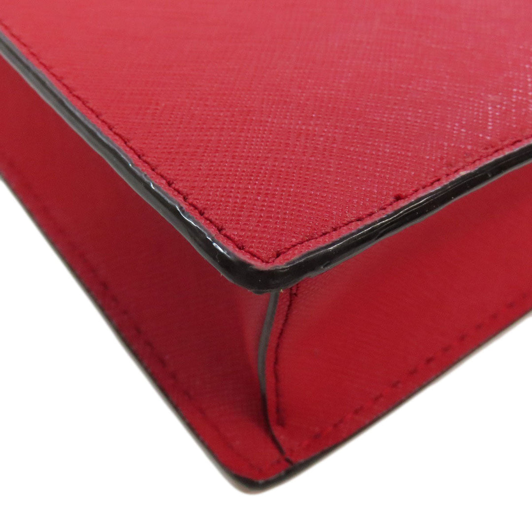 Kate Spade Shoulder Bag PVC Red logo Women Used Authentic