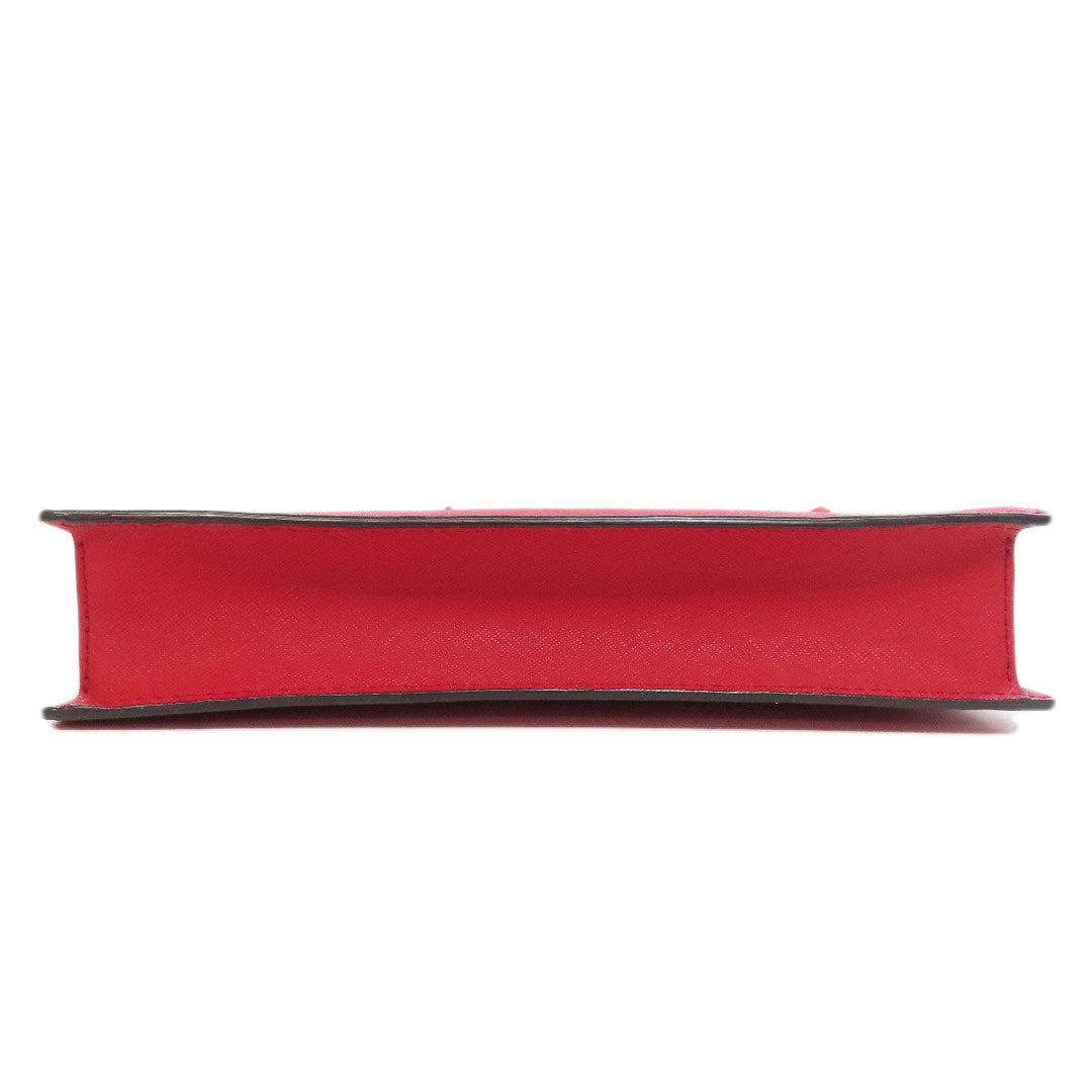 Kate Spade Shoulder Bag PVC Red logo Women Used Authentic