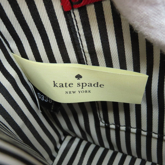 Kate Spade Shoulder Bag PVC Red logo Women Used Authentic