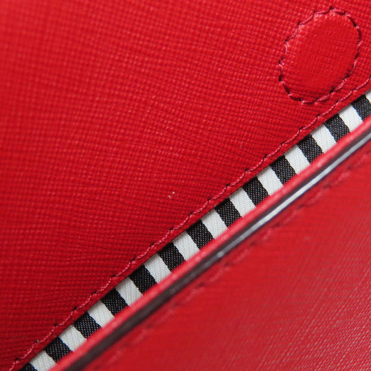 Kate Spade Shoulder Bag PVC Red logo Women Used Authentic