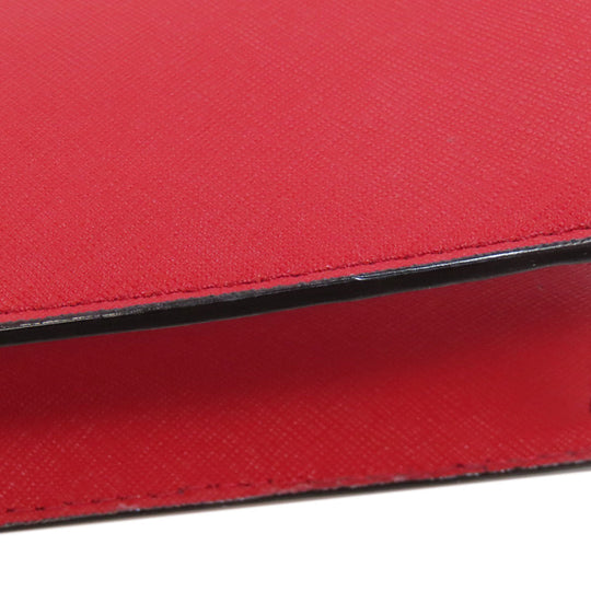 Kate Spade Shoulder Bag PVC Red logo Women Used Authentic