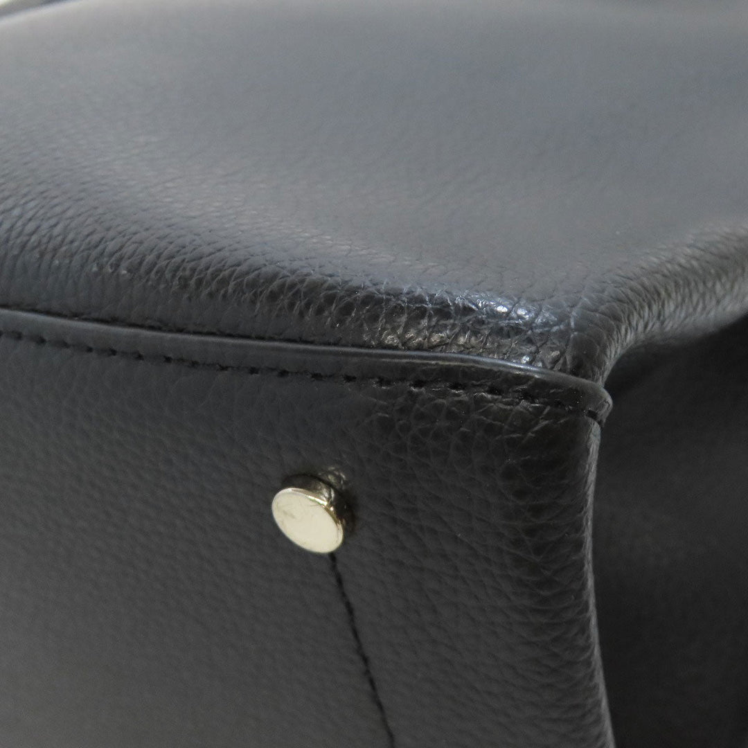 Kate Spade Tote Bag PVC black 2WAY Women Used Authentic